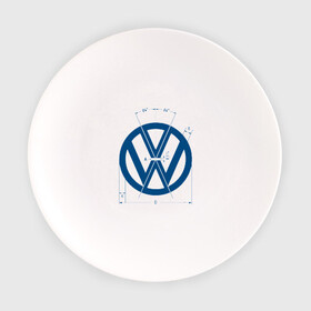 Тарелка с принтом Volkswagen в Рязани, фарфор | диаметр - 210 мм
диаметр для нанесения принта - 120 мм | Тематика изображения на принте: golf | golf gti | volkswagen | вольксваген | фолькс ваген | фольксваген