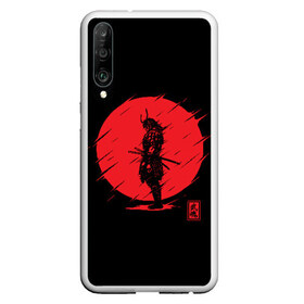 Чехол для Honor P30 с принтом Samurai в Рязани, Силикон | Область печати: задняя сторона чехла, без боковых панелей | ahegao | anime | blood | japan | samurai | senpai | warior | аниме | ахегао | воин | катана | кровавая | кровавый | кровь | луна | самураи | самурай | семпай | сенпай | солнце | япония