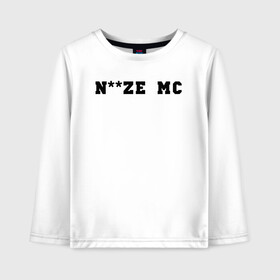 Детский лонгслив хлопок с принтом Noize MC в Рязани, 100% хлопок | круглый вырез горловины, полуприлегающий силуэт, длина до линии бедер | face2face | mc | noize | noize mc | protivo gunz | rыchigy mashыn 13 | v.i.p | алексеев | иван алексеев | мс | ноиз | ноиз мс | нойз | нойз мс | реп | рок | рэп | хип хоп | шум | шуметь