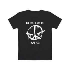 Детская футболка хлопок с принтом Noize MC в Рязани, 100% хлопок | круглый вырез горловины, полуприлегающий силуэт, длина до линии бедер | face2face | mc | noize | noize mc | protivo gunz | rыchigy mashыn 13 | v.i.p | алексеев | иван алексеев | мс | ноиз | ноиз мс | нойз | нойз мс | реп | рок | рэп | хип хоп | шум | шуметь