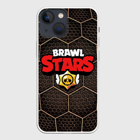 Чехол для iPhone 13 mini с принтом Brawl Stars Metal Hex в Рязани,  |  | brawl | brawl st | brawl stars | colt | hexagon | logo | map | mobo | pattern | poco | shelly | stars | бравл | игра | игры | карта | кольт | лого | мобильные игры | патерн | паттерн | поко | соты | старс | шелли