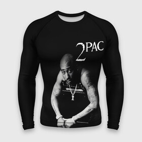 Мужской рашгард 3D с принтом 2pac в Рязани,  |  | 2pac | changes | nigga | oldschool | pac | rap | нигга | олдскулл | пак | рэп | тупак