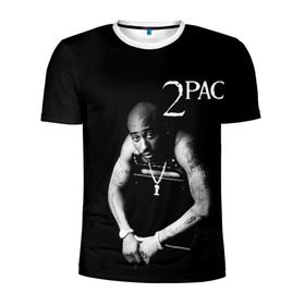 Мужская футболка 3D спортивная с принтом 2pac в Рязани, 100% полиэстер с улучшенными характеристиками | приталенный силуэт, круглая горловина, широкие плечи, сужается к линии бедра | 2pac | changes | nigga | oldschool | pac | rap | нигга | олдскулл | пак | рэп | тупак