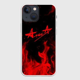 Чехол для iPhone 13 mini с принтом АлисА в Рязани,  |  | Тематика изображения на принте: alisa | rock | ussr | алиса | алиса группа | константин кинчев | рок | ссср