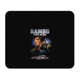 Коврик для мышки прямоугольный с принтом Rambo: First Blood в Рязани, натуральный каучук | размер 230 х 185 мм; запечатка лицевой стороны | action | army | blood | first | john | last | rambo | stallone | states | sylvester | united | usa | армия | боевик | джон | кровь | первая | последняя | рэмбо | сильвестр | сталлоне | сша