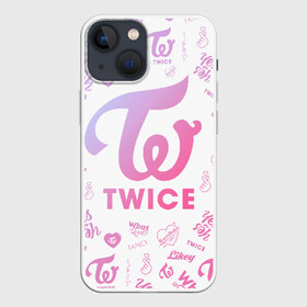 Чехол для iPhone 13 mini с принтом TWICE в Рязани,  |  | chaeyoung | dahyun | jeongyeon | jihyo | k pop | kpop | mina | momo | nayeon | once | sana | twice | tzuyu | what is love | yes or yes | к поп | корея | музыка | твайс