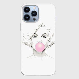 Чехол для iPhone 13 Pro Max с принтом Мэрилин Монро в Рязани,  |  | girl | girls | marilyn monroe | monroe | retro | актриса | девушка | знаменитости | знаменитость | картинки | модель | монро | мэрилин монро | прикольные | ретро