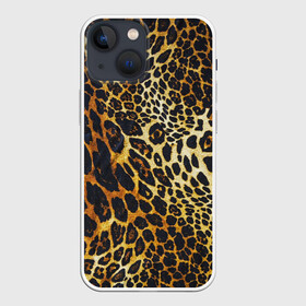 Чехол для iPhone 13 mini с принтом Леопард в Рязани,  |  | кошка | лео | леопард | мех | хищник