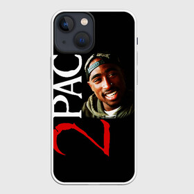 Чехол для iPhone 13 mini с принтом 2pac в Рязани,  |  | 2pac | nigga | oldschool | pac | rap | нигга | олдскулл | пак | рэп | тупак