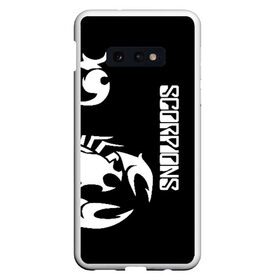 Чехол для Samsung S10E с принтом SCORPIONS СКОРПИОНС в Рязани, Силикон | Область печати: задняя сторона чехла, без боковых панелей | black | scorpions | клаус майне | маттиас ябс | микки ди | павел мончивода | рудольф шенкер | скорпион | скорпионс | чёрный