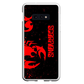 Чехол для Samsung S10E с принтом SCORPIONS в Рязани, Силикон | Область печати: задняя сторона чехла, без боковых панелей | scorpions | клаус майне | маттиас ябс | микки ди | павел мончивода | рудольф шенкер | скорпион | скорпионс