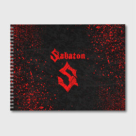 Альбом для рисования с принтом SABATON в Рязани, 100% бумага
 | матовая бумага, плотность 200 мг. | sabaton | даниель муллбак | йоаким броден | крис рёланд | оскар монтелиус | пэр сундстрём | рикард сунден | сабатон | тоббе энглунд | томми юханссон | ханнес ван дал