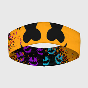 Повязка на голову 3D с принтом MARSHMELLO HALLOWEEN | МАРШМЕЛЛО ХЕЛЛОУИН в Рязани,  |  | america | dj | halloween | marshmello | marshmello halloween | usa | америка | маршмелло | маршмелло хеллоуин | хеллоуин | хэллоуин