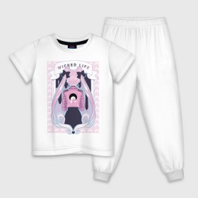 Детская пижама хлопок с принтом Sailor moon wicked life в Рязани, 100% хлопок |  брюки и футболка прямого кроя, без карманов, на брюках мягкая резинка на поясе и по низу штанин
 | bunny | usagi | аниме | банни цукино | сейлор мун | усаги цукино