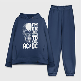 Женский костюм хлопок Oversize с принтом AC DC в Рязани,  |  | ac dc | acdc | acdc ас дс | австралийская | ангус янг | асдс | блюз | группа | крис слэйд | метал | молния | музыка | певцы | рок | рок н ролл | стиви янг | хард | хардрок | эксл роуз