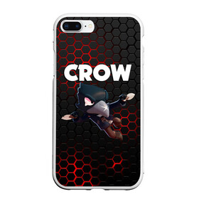 Чехол для iPhone 7Plus/8 Plus матовый с принтом BRAWL STARS CROW в Рязани, Силикон | Область печати: задняя сторона чехла, без боковых панелей | brawl stars | bull | colt | crow | leon | stars | берли | бо | брок | ворон | джесси | динамайк | дэррил | кольт | леон | мортис | нита | пайпер | пенни | поко | пэм | рикошет | спайк | фрэнк | шелли | эль примо