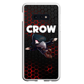 Чехол для Samsung S10E с принтом BRAWL STARS CROW в Рязани, Силикон | Область печати: задняя сторона чехла, без боковых панелей | brawl stars | bull | colt | crow | leon | stars | берли | бо | брок | ворон | джесси | динамайк | дэррил | кольт | леон | мортис | нита | пайпер | пенни | поко | пэм | рикошет | спайк | фрэнк | шелли | эль примо