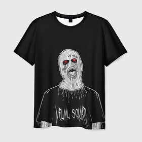 Мужская футболка 3D с принтом Velial Squad в Рязани, 100% полиэфир | прямой крой, круглый вырез горловины, длина до линии бедер | horror | music | rap | redvelsqd | rock | музыка | рок | рэп | хоррор