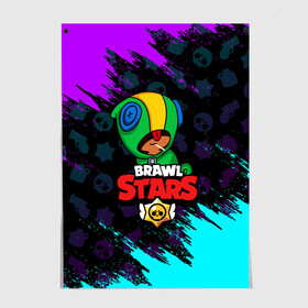 Постер с принтом BRAWL STARS LEON в Рязани, 100% бумага
 | бумага, плотность 150 мг. Матовая, но за счет высокого коэффициента гладкости имеет небольшой блеск и дает на свету блики, но в отличии от глянцевой бумаги не покрыта лаком | brawl stars | bull | colt | crow | leon | stars | берли | бо | брок | ворон | джесси | динамайк | дэррил | кольт | леон | мортис | нита | пайпер | пенни | поко | пэм | рикошет | спайк | фрэнк | шелли | эль примо