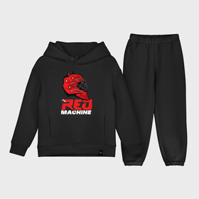 Детский костюм хлопок Oversize с принтом Red Machine в Рязани,  |  | hockey | red | russia | team | красная | машина | россия | сборная | хоккей