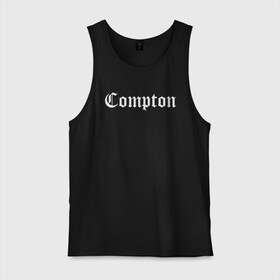 Мужская майка хлопок с принтом COMPTON | КОМПТОН в Рязани, 100% хлопок |  | compton | dj yella | dr. dre | eazy e | ice cube | mc ren | n.w.a | nwa | straight outta compton | west side | западная сторона | комптон