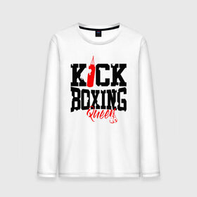 Мужской лонгслив хлопок с принтом Kick boxing Queen в Рязани, 100% хлопок |  | boxer | boxing | kick boxing | kickboxing | mma | queen | бокс | боксер | кик боксинг | кикбоксинг | королева бокса | тайский бокс