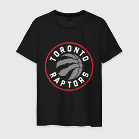 Мужская футболка хлопок с принтом Toronto Raptors Logo в Рязани, 100% хлопок | прямой крой, круглый вырез горловины, длина до линии бедер, слегка спущенное плечо. | nba | raptors | toronto | toronto raptors | баскетбол | нба | рапторс | рэпторс | спорт | торонто | торонто рапторс | торонто рэпторс