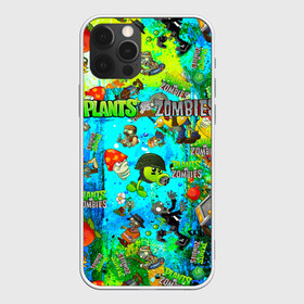 Чехол для iPhone 12 Pro Max с принтом Plants vs Zombies в Рязани, Силикон |  | Тематика изображения на принте: plant | zombies | зомби | растения | растения против зомби