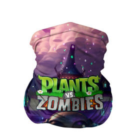 Бандана-труба 3D с принтом PLANTS VS ZOMBIES в Рязани, 100% полиэстер, ткань с особыми свойствами — Activecool | плотность 150‒180 г/м2; хорошо тянется, но сохраняет форму | garden warfare | pl | plants | plants vs. zombies | plants vs. zombies: garden warfare | popcap | zombies | кактус | картошка | подсолнух | растения против зомби | сад