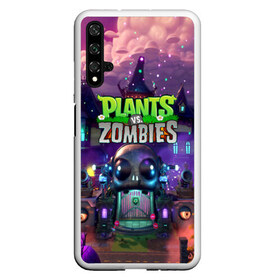 Чехол для Honor 20 с принтом PLANTS VS ZOMBIES в Рязани, Силикон | Область печати: задняя сторона чехла, без боковых панелей | garden warfare | pl | plants | plants vs. zombies | plants vs. zombies: garden warfare | popcap | zombies | кактус | картошка | подсолнух | растения против зомби | сад