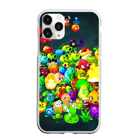 Чехол для iPhone 11 Pro матовый с принтом Plants vs Zombies в Рязани, Силикон |  | garden warfare | pl | plants | plants vs. zombies | plants vs. zombies: garden warfare | popcap | zombies | кактус | картошка | подсолнух | растения против зомби | сад