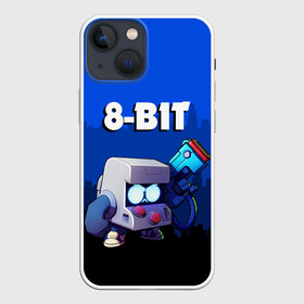 Чехол для iPhone 13 mini с принтом BRAWL STARS 8 BIT в Рязани,  |  | 8 bit | 8 бит. | 8bit | 8бит | android | brawl stars | colt | crow | games | leon | penny | poco | shelly | spike | wanted | брав | бравл старс | звезды | игры | мобильные игры | старс