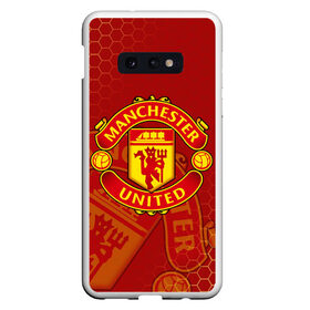 Чехол для Samsung S10E с принтом МАНЧЕСТЕР ЮНАЙТЕД FCMU MANCHESTER UNITED в Рязани, Силикон | Область печати: задняя сторона чехла, без боковых панелей | fc | fcmu | football | football club | manchester united | red devils | sport | красные дьяволы | манчестер юнайтед | спорт | фк | фкмю | футбол | футбольный клуб