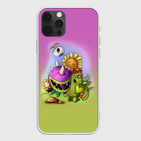 Чехол для iPhone 12 Pro Max с принтом Plants vs Zombies в Рязани, Силикон |  | plants vs. zombies | зомби | игра | компьютерная игра | против | растения | растения против зомби