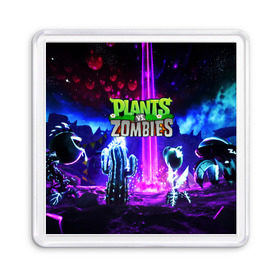 Магнит 55*55 с принтом PLANTS VS.ZOMBIES в Рязани, Пластик | Размер: 65*65 мм; Размер печати: 55*55 мм | garden warfare | plants | plants vs. zombies | plants vs. zombies: garden warfare | popcap | zombies | кактус | картошка | подсолнух | растения против зомби | сад