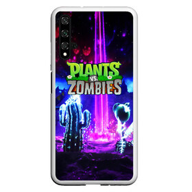 Чехол для Honor 20 с принтом PLANTS VS ZOMBIES в Рязани, Силикон | Область печати: задняя сторона чехла, без боковых панелей | Тематика изображения на принте: garden warfare | plants | plants vs. zombies | plants vs. zombies: garden warfare | popcap | zombies | кактус | картошка | подсолнух | растения против зомби | сад