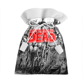 Подарочный 3D мешок с принтом Walking Dead [2] в Рязани, 100% полиэстер | Размер: 29*39 см | walking dead | зомби | ходячие мертвецы