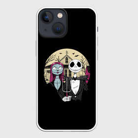 Чехол для iPhone 13 mini с принтом The Nightmare Before Christmas в Рязани,  |  | Тематика изображения на принте: before | burton | christmas | horror | jack skellington | nightmare | tim | timothy | walter | бёртон | джек | перед | рождеством | скеллингтон | тим | тимоти | ужастик | ужасы