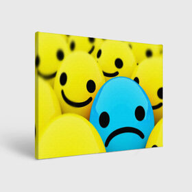 Холст прямоугольный с принтом СМАЙЛИКИ в Рязани, 100% ПВХ |  | emoji | настроение | позитив | смайлики | смайлы | стикеры | текстура смайл | улыбки | фон смайл | эмодзи