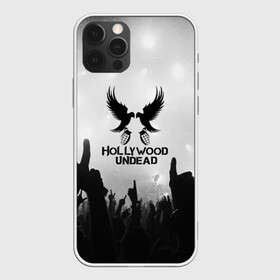 Чехол для iPhone 12 Pro с принтом HOLLYWOOD UNDEAD в Рязани, силикон | область печати: задняя сторона чехла, без боковых панелей | charlie scene | danny | funny man | hollywood undead | j dog | johnny 3 tears | logo | music | rock | альтернатива | металл | музыка | музыкальный | рок