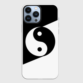 Чехол для iPhone 13 Pro Max с принтом Инь   янь (1) в Рязани,  |  | black | signs | white. | ying   yang | белый | знаки | инь   янь | чёрный