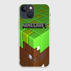 Чехол для iPhone 13 mini с принтом MINECRAFT в Рязани,  |  | craft | creeper | dungeon | dungeons | earth | game | logo | mine | minecraft | mobile | online | дунгеонс | земля | зомби | игра | крипер | лого | майкрафт | майнкрафт | мобайл | онлайн | подземелье | подземелья