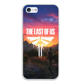 Чехол для iPhone 5/5S матовый с принтом THE LAST OF US в Рязани, Силикон | Область печати: задняя сторона чехла, без боковых панелей | cicadas | fireflies | naughty dog | the last of us | the last of us part 2 | джоэл | последние из нас | цикады | элли