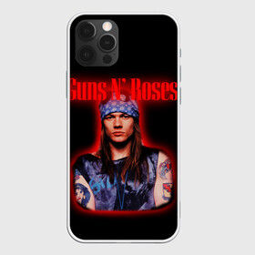 Чехол для iPhone 12 Pro с принтом Guns n roses + Спина  в Рязани, силикон | область печати: задняя сторона чехла, без боковых панелей | axl rose | geffen records | gnr | guns | rock | roses | slash | гансы | пистолеты | розы | рок | слеш | эксл роуз