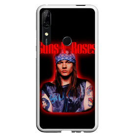 Чехол для Honor P Smart Z с принтом Guns n roses + Спина в Рязани, Силикон | Область печати: задняя сторона чехла, без боковых панелей | Тематика изображения на принте: axl rose | geffen records | gnr | guns | rock | roses | slash | гансы | пистолеты | розы | рок | слеш | эксл роуз