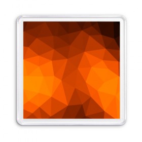 Магнит 55*55 с принтом ORANGE ABSTRACTION в Рязани, Пластик | Размер: 65*65 мм; Размер печати: 55*55 мм | Тематика изображения на принте: abstract | abstraction | color | geometry | paitnt | polygon | polygonal | psy | абстракция | геометрия | краски | неоновые | полигоны | психоделика