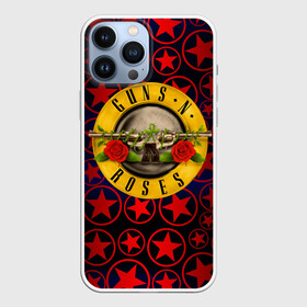 Чехол для iPhone 13 Pro Max с принтом Guns n roses в Рязани,  |  | Тематика изображения на принте: axl rose | geffen records | gnr | guns | rock | roses | slash | гансы | пистолеты | розы | рок | слеш | эксл роуз