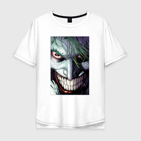 Мужская футболка хлопок Oversize с принтом Joker в Рязани, 100% хлопок | свободный крой, круглый ворот, “спинка” длиннее передней части | joker | shtatjoker | артур флек | джокер | жокир