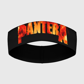 Повязка на голову 3D с принтом Pantera в Рязани,  |  | american | anselmo | havy metal | pantera | philip anselmo | trash metal | ансельмо | пантера | фил ансельмо