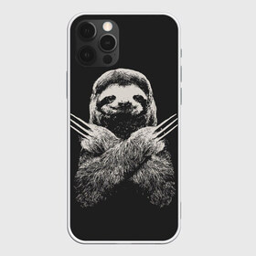 Чехол для iPhone 12 Pro Max с принтом Slotherine в Рязани, Силикон |  | animals | wolverine | ленивец | росомаха